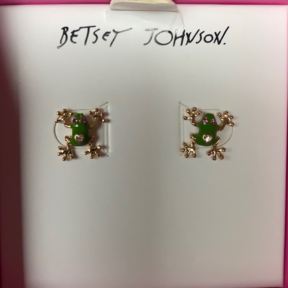 Frog earrings